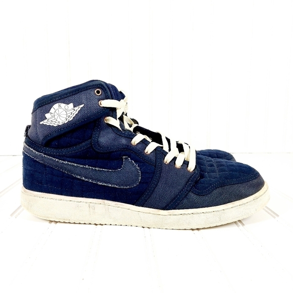 Jordan 1 RetroAJKO Blue Quilted Athletic Shoes A 197 - Picture 6 of 13